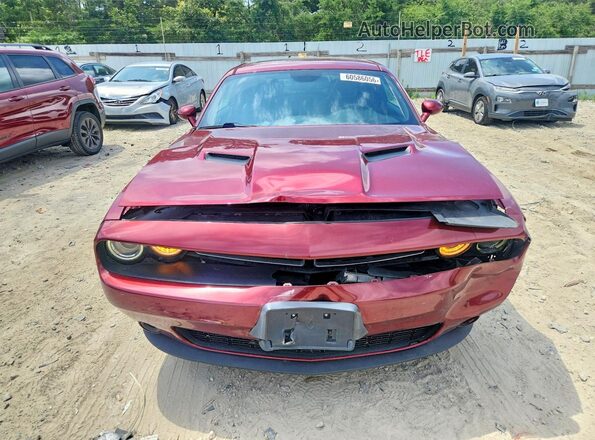 2C3CDZAG0KH751829 2019 DODGE CHALLENGER Burgundy Вид спереду