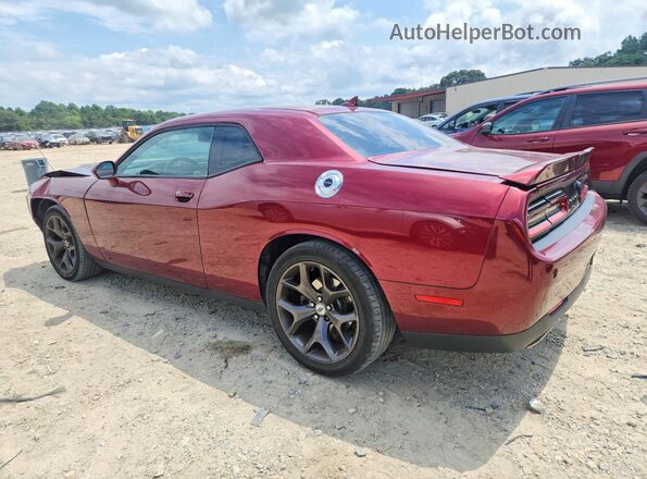 2C3CDZAG0KH751829 2019 DODGE CHALLENGER Burgundy Задня ліва чверть