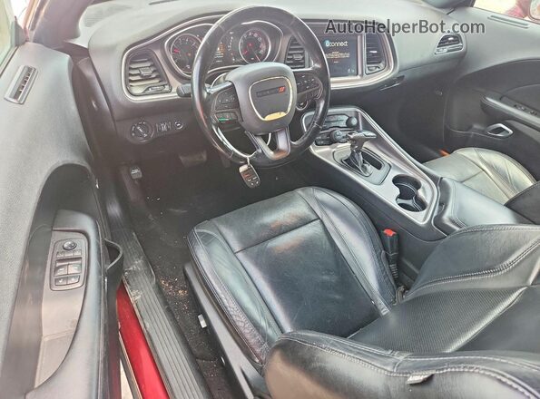 2C3CDZAG0KH751829 2019 DODGE CHALLENGER Burgundy Вид панелі приладів