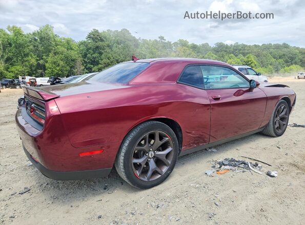 2C3CDZAG0KH751829 2019 DODGE CHALLENGER Burgundy Задня права чверть