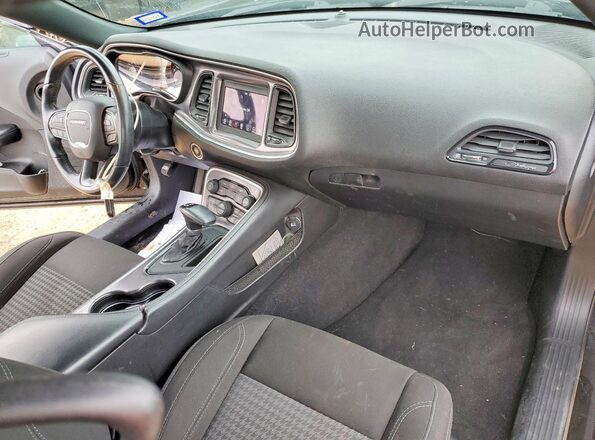 2C3CDZAG0LH105918 2020 DODGE CHALLENGER Black Առջևի վահանակի տեսք