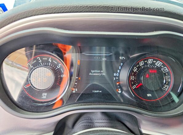 2C3CDZAG0MH509884 2021 DODGE CHALLENGER Черный Вид щитка приборов