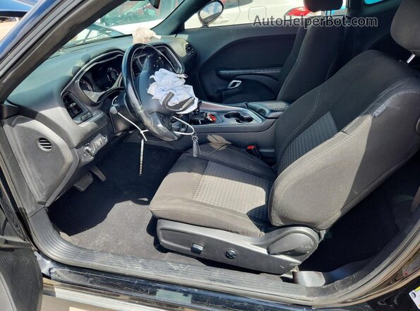 2C3CDZAG0MH509884 2021 DODGE CHALLENGER Черный Вид салона спереди