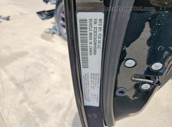 2C3CDZAG0MH509884 2021 DODGE CHALLENGER Черный Вид наклейки с VIN-кодом