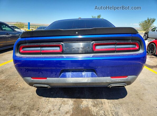 2C3CDZAG0MH596976 2021 DODGE CHALLENGER Синий Вид сзади