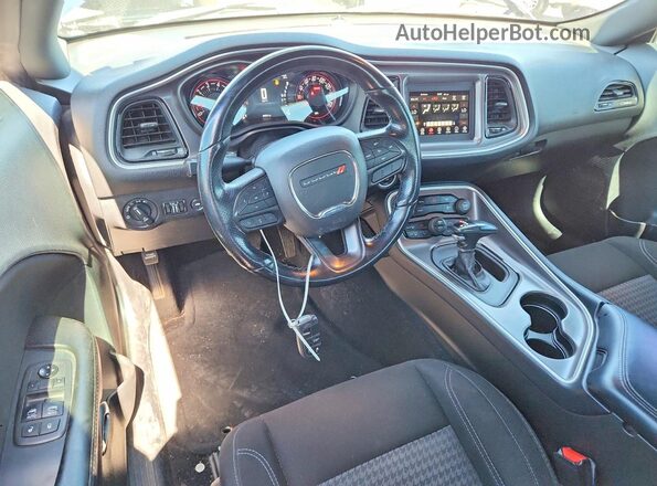 2C3CDZAG0MH596976 2021 DODGE CHALLENGER Синий Вид панели приборов