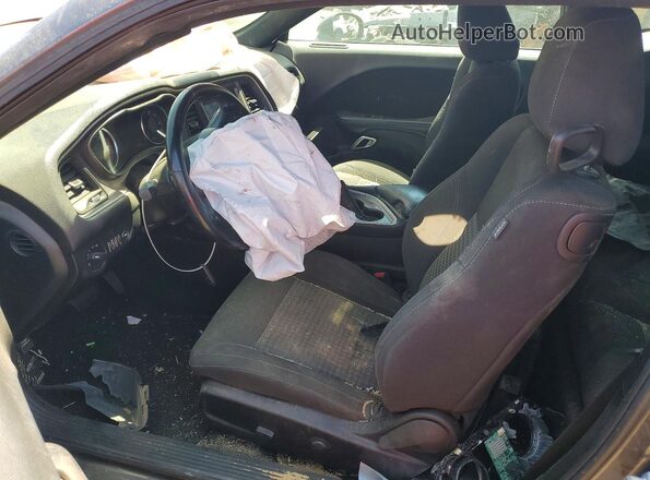 2C3CDZAG0NH223678 2022 DODGE CHALLENGER Gray Front interior view