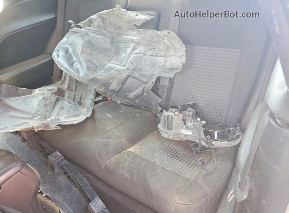 2C3CDZAG0NH223678 2022 DODGE CHALLENGER Gray Rear seats view