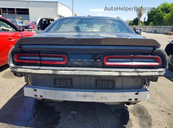 2C3CDZAG0NH223678 2022 DODGE CHALLENGER Gray Rear view