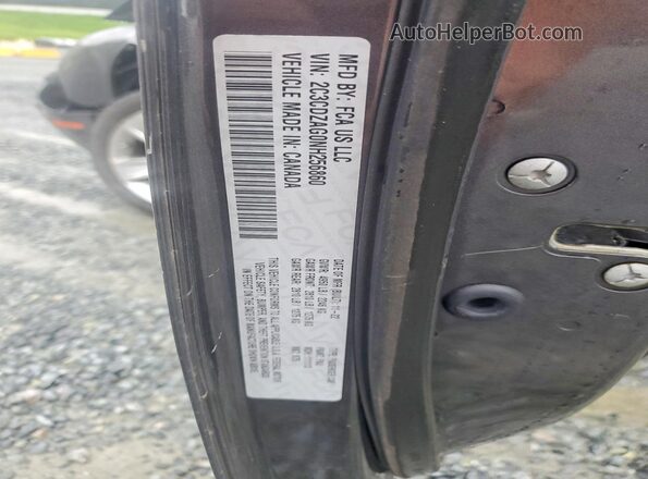 2C3CDZAG0NH256860 2022 DODGE CHALLENGER Charcoal Widok komory silnika