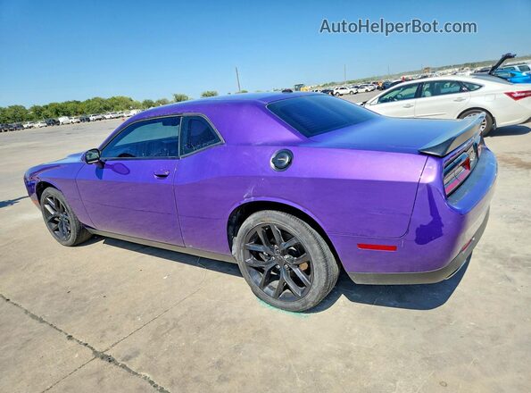 2C3CDZAG0PH652774 2023 DODGE CHALLENGER Фиолетовый Задняя левая четверть