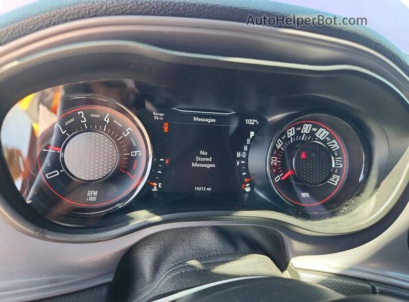 2C3CDZAG0PH652774 2023 DODGE CHALLENGER Фиолетовый Вид щитка приборов