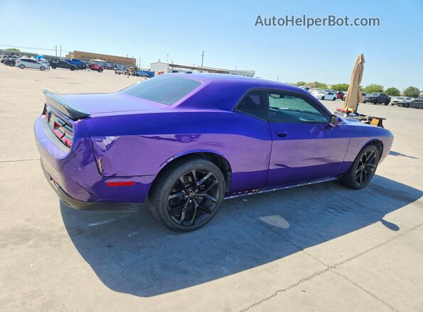 2C3CDZAG0PH652774 2023 DODGE CHALLENGER Фиолетовый Задняя правая четверть