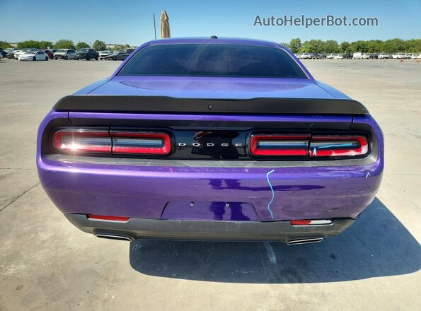 2C3CDZAG0PH652774 2023 DODGE CHALLENGER Фиолетовый Вид сзади