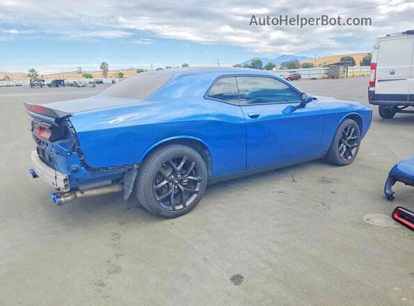 2C3CDZAG0PH685967 2023 DODGE CHALLENGER Blue Trasero derecho
