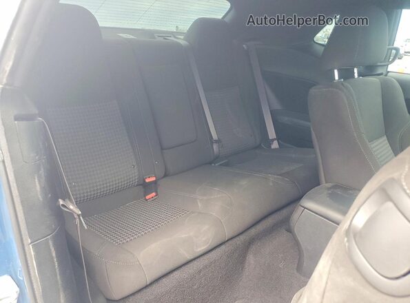 2C3CDZAG0PH685967 2023 DODGE CHALLENGER Blue Vista de los asientos traseros