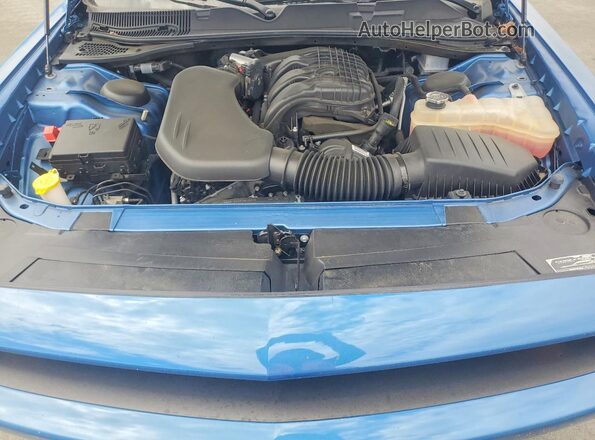 2C3CDZAG0PH685967 2023 DODGE CHALLENGER Blue Vista interior trasera