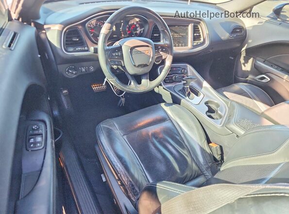 2C3CDZAG1GH236748 2016 DODGE CHALLENGER Black Dashboard view