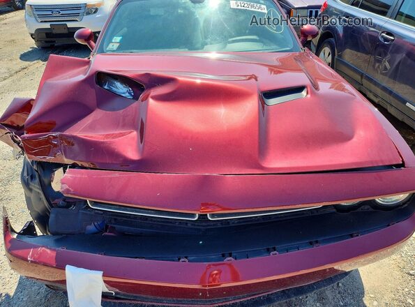 2C3CDZAG1HH545590 2017 DODGE CHALLENGER Red Սալոնի հետևի տեսք