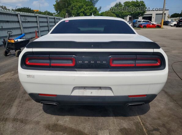 2C3CDZAG1JH112390 2018 DODGE CHALLENGER White Widok z tyłu