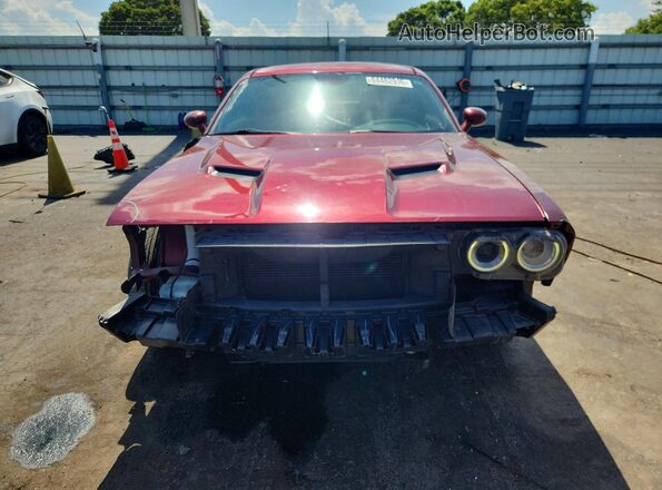 2C3CDZAG1JH116570 2018 DODGE CHALLENGER Red Widok z przodu