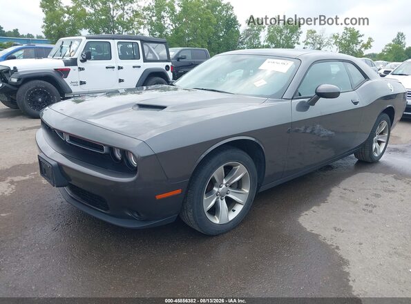 2C3CDZAG1JH321595 2018 DODGE CHALLENGER Gray Front left