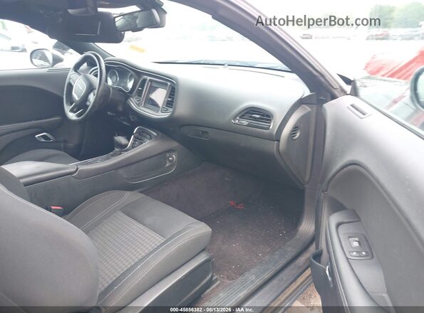 2C3CDZAG1JH321595 2018 DODGE CHALLENGER Gray Front interior view