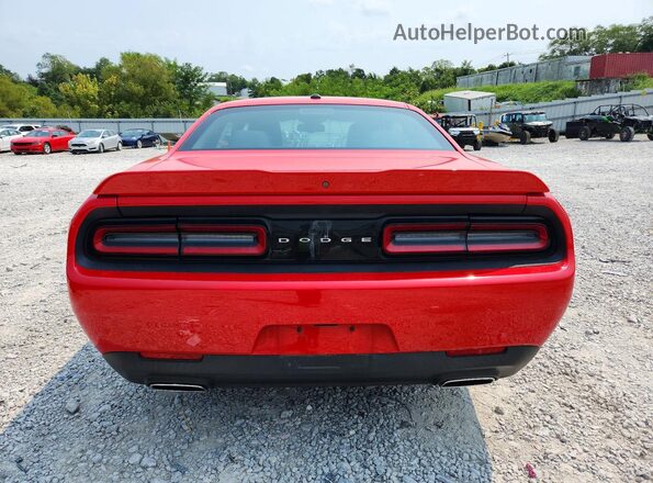 2C3CDZAG1KH618352 2019 DODGE CHALLENGER Red უკანა ხედი