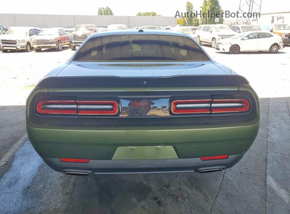 2C3CDZAG1MH547379 2021 DODGE CHALLENGER Green უკანა ხედი