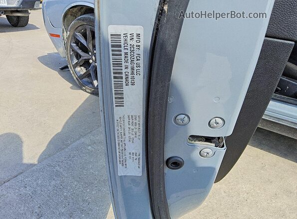 2C3CDZAG1MH610139 2021 DODGE CHALLENGER Gray Շարժիչի բաժամունքի տեսք