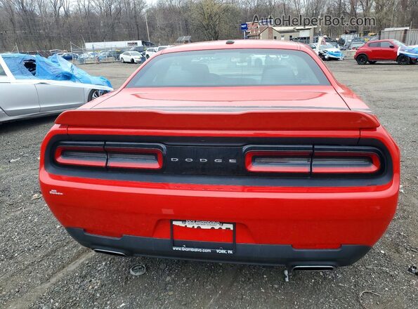 2C3CDZAG2GH130759 2016 DODGE CHALLENGER Красный Вид задних сидений