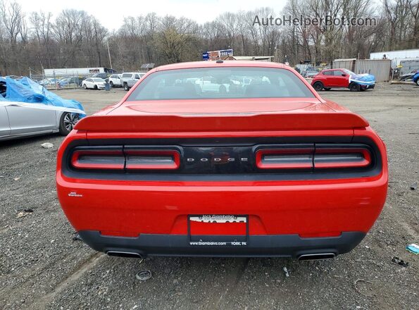 2C3CDZAG2GH130759 2016 DODGE CHALLENGER Красный Вид сзади