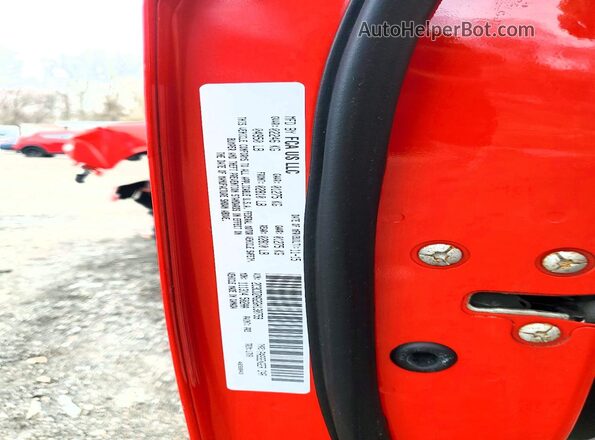 2C3CDZAG2GH130759 2016 DODGE CHALLENGER Красный Вид подкапотного пространства