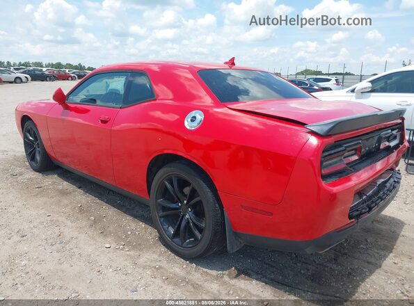 2C3CDZAG2GH300859 2016 DODGE CHALLENGER Red Rear left