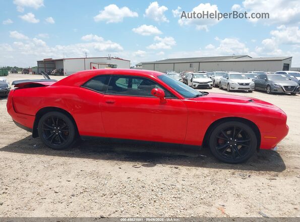 2C3CDZAG2GH300859 2016 DODGE CHALLENGER Red Rear interior view