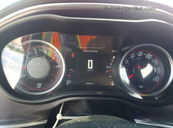 2C3CDZAG2GH354226 2016 DODGE CHALLENGER Red Սարքավորումների վահանակի տեսք