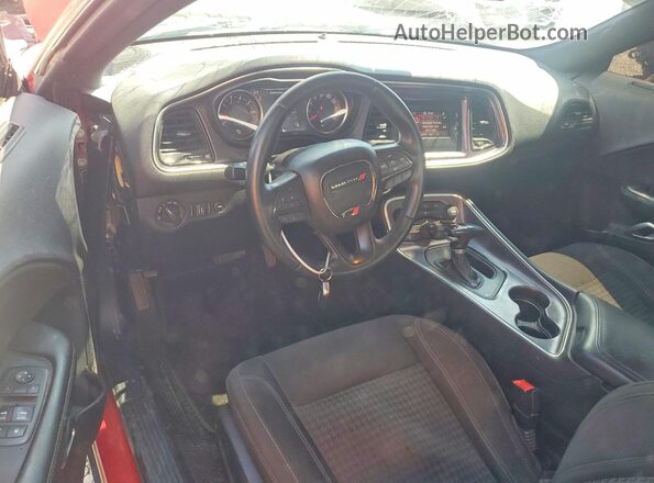 2C3CDZAG2GH354226 2016 DODGE CHALLENGER Red Առջևի վահանակի տեսք