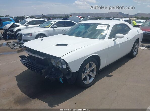 2C3CDZAG2JH223370 2018 DODGE CHALLENGER White Przód lewy