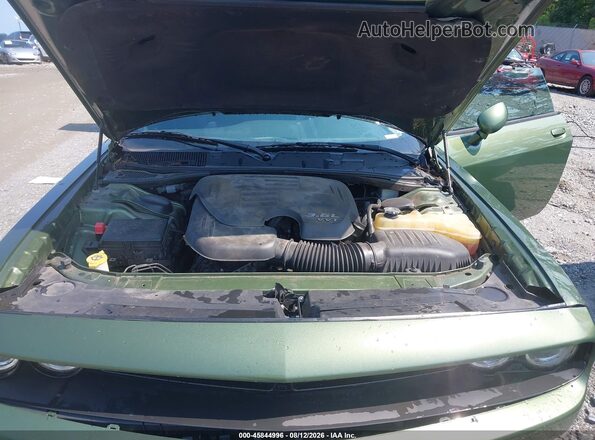 2C3CDZAG2JH271323 2018 DODGE CHALLENGER Green Вид ззаду