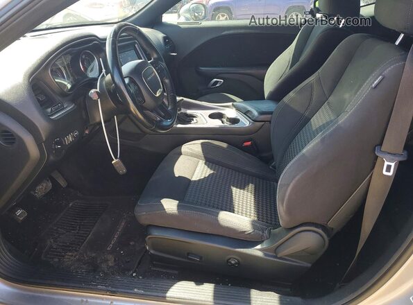 2C3CDZAG2JH317569 2018 DODGE CHALLENGER Gray Widok wnętrza z przodu