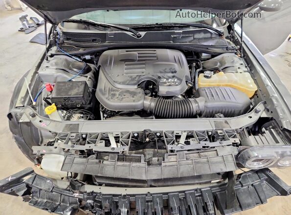 2C3CDZAG2KH525789 2019 DODGE CHALLENGER Gray Rear interior view