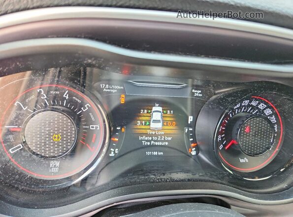 2C3CDZAG2KH656236 2019 DODGE CHALLENGER Black Vista del cuadro de instrumentos