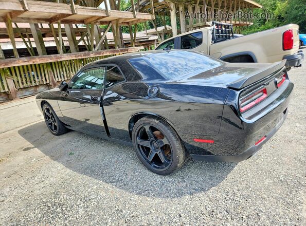 2C3CDZAG2KH656236 2019 DODGE CHALLENGER Black Trasero izquierdo