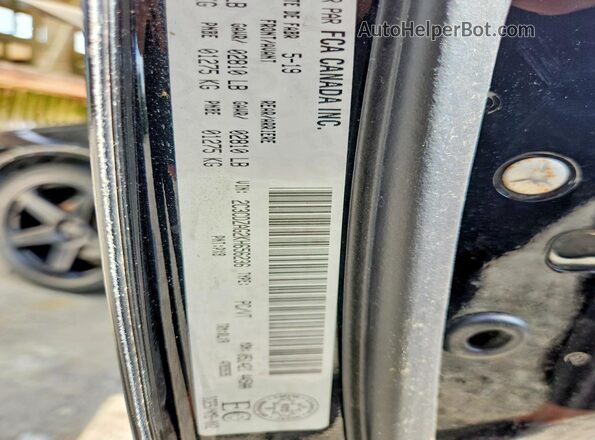 2C3CDZAG2KH656236 2019 DODGE CHALLENGER Black Vista del compartimento del motor