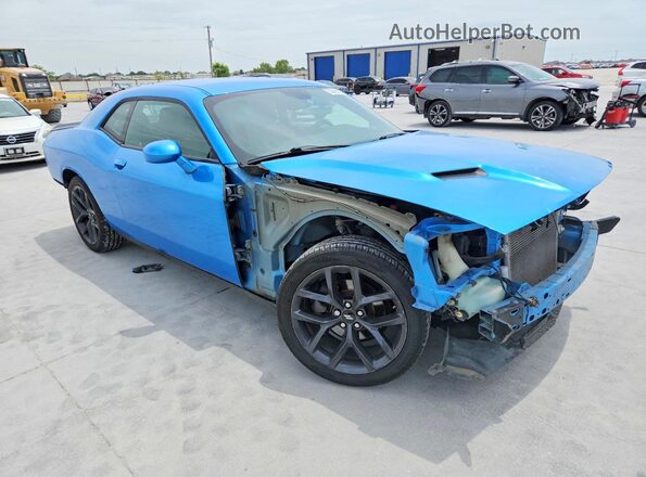 2C3CDZAG2KH684523 2019 DODGE CHALLENGER Blue Przód prawy