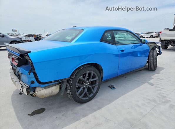 2C3CDZAG2KH684523 2019 DODGE CHALLENGER Blue Tył prawy