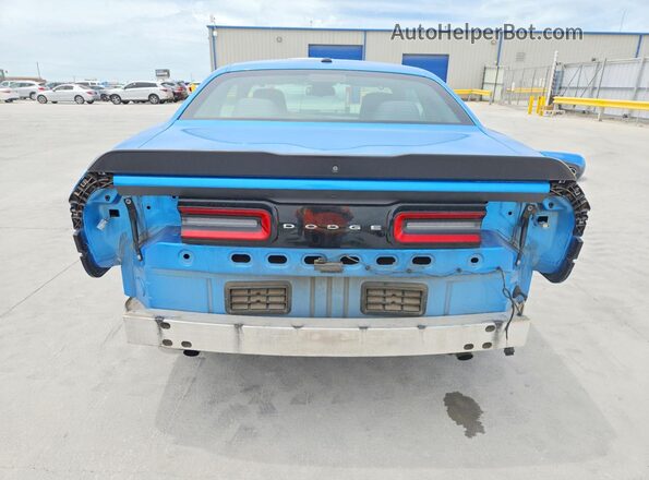 2C3CDZAG2KH684523 2019 DODGE CHALLENGER Blue Widok z tyłu