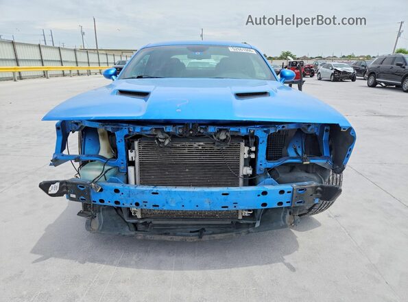 2C3CDZAG2KH684523 2019 DODGE CHALLENGER Blue Widok z przodu