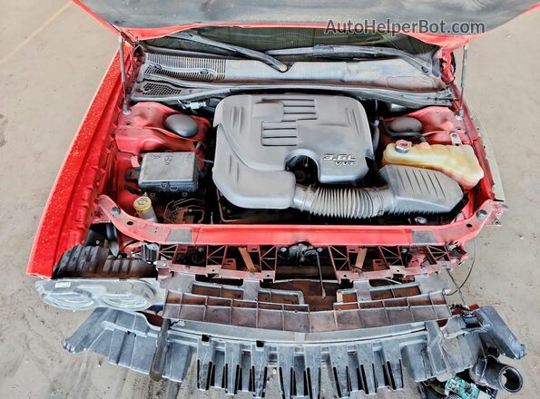 2C3CDZAG2MH603362 2021 DODGE CHALLENGER Red Rear interior view