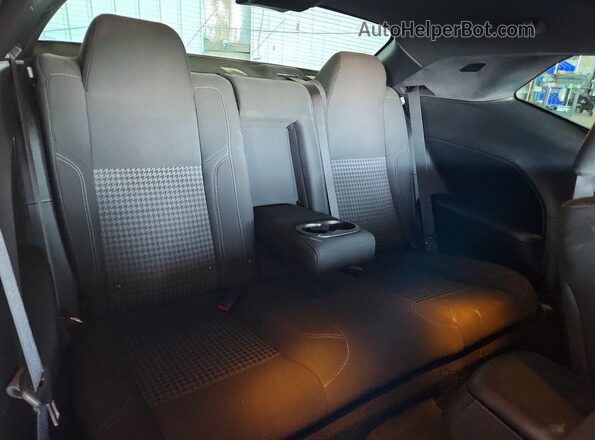 2C3CDZAG2MH603362 2021 DODGE CHALLENGER Red Rear seats view